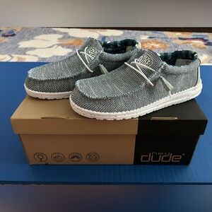 Hey Dude Ice Grey Wally Sox Shoes